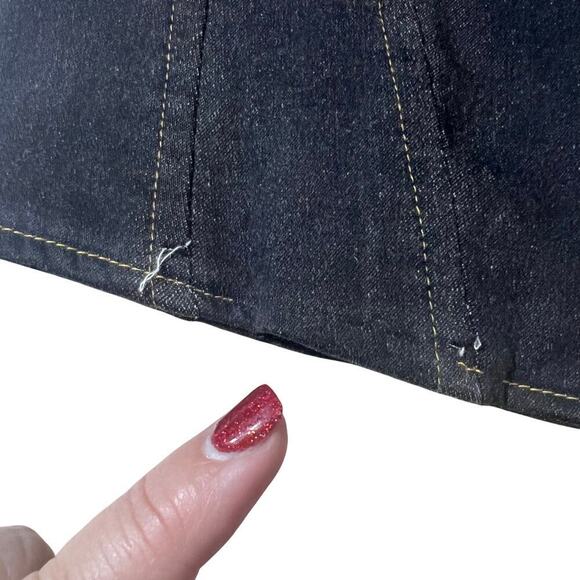 EB Denim Sample Sale Rainy Denim Corset Midnight “Black” - Picture 4 of 12